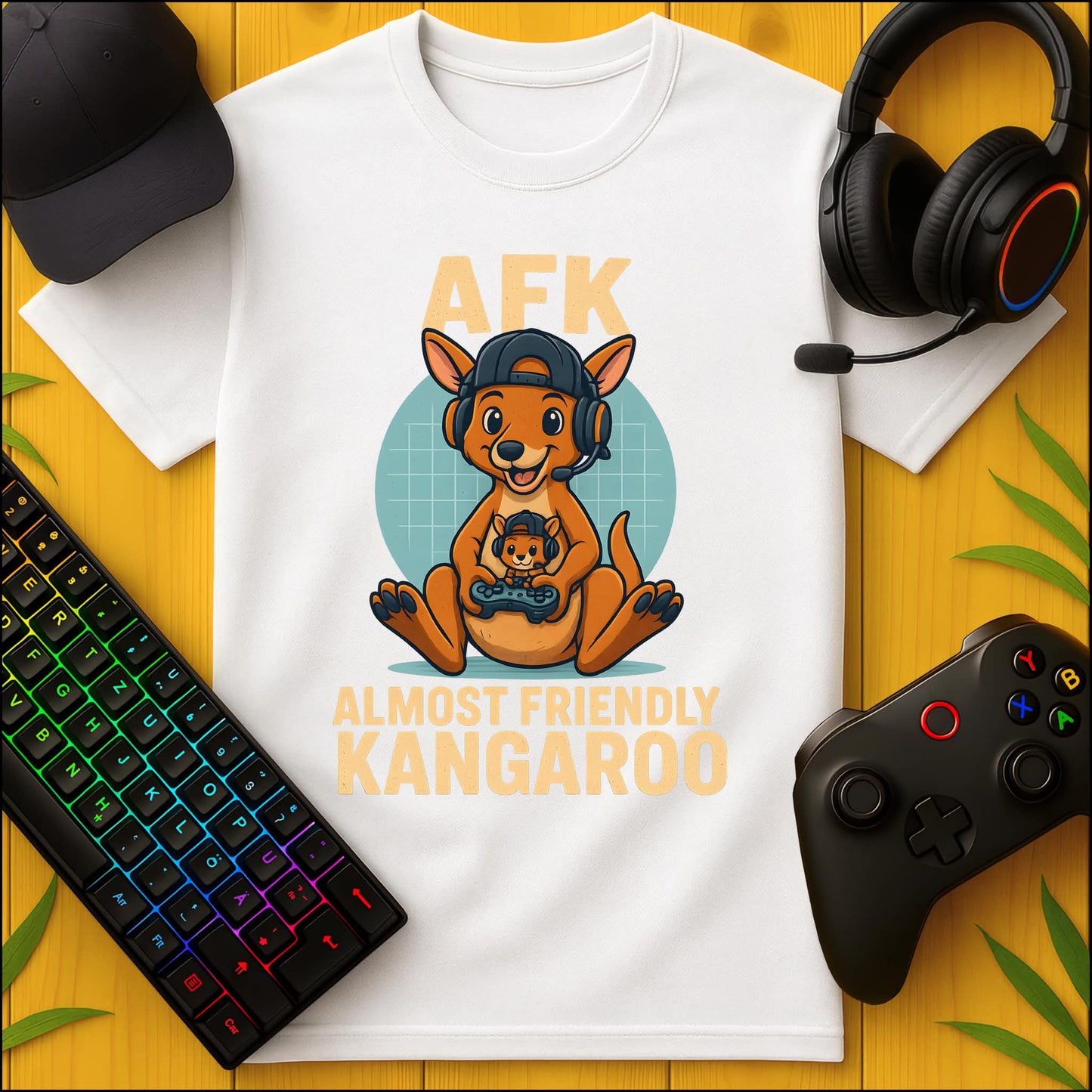 AFK Almost Friendly Kangaroo T-Shirt für Kids