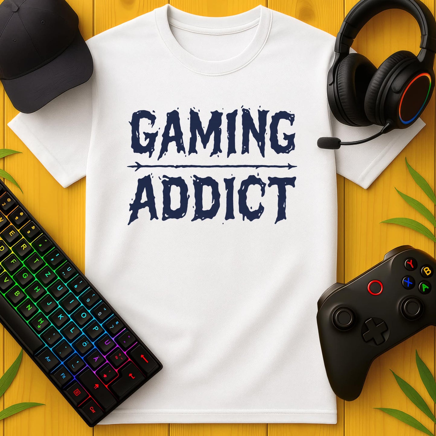 Gaming Addicted T-Shirt für Kids
