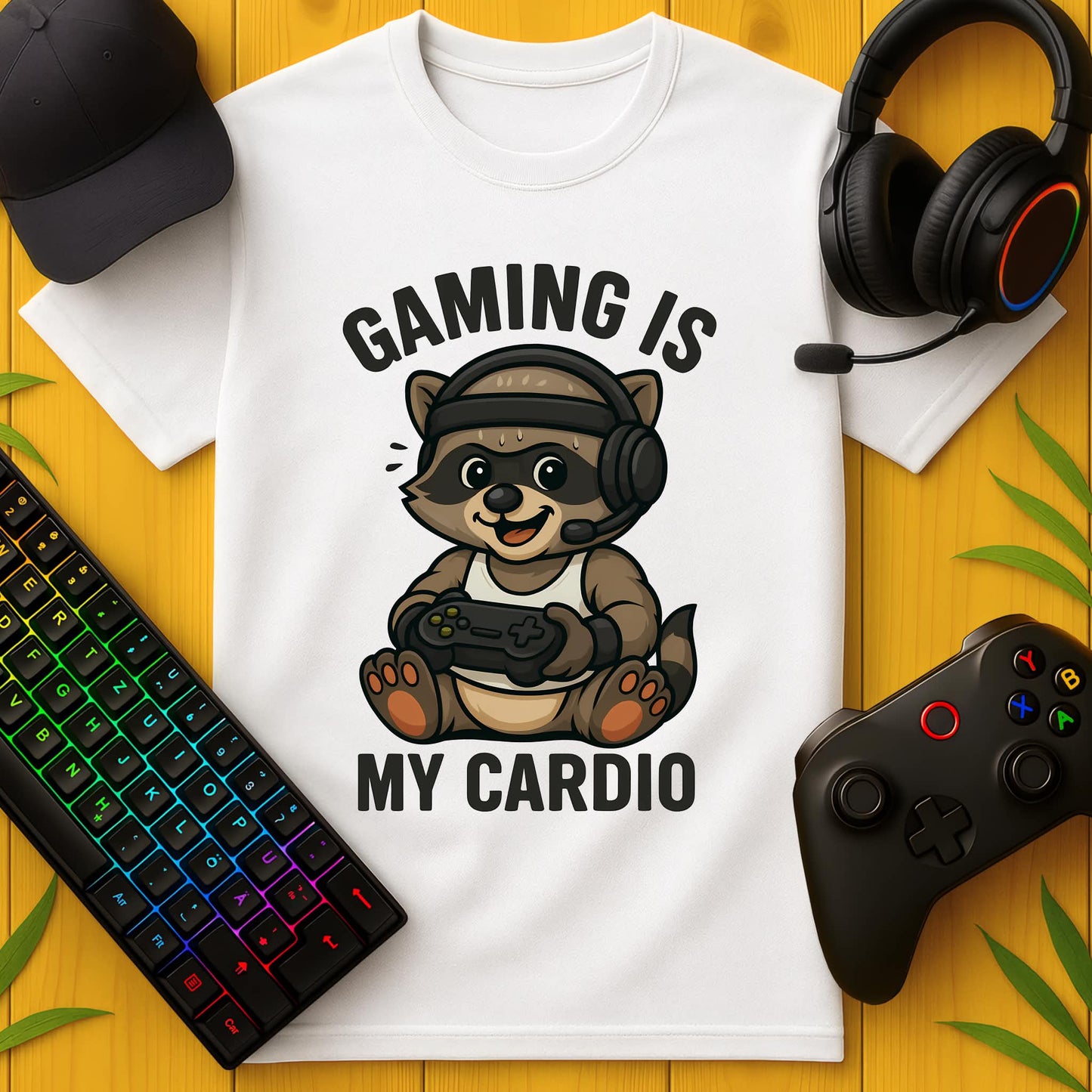 Gaming is my Cardio T-Shirt für Kids