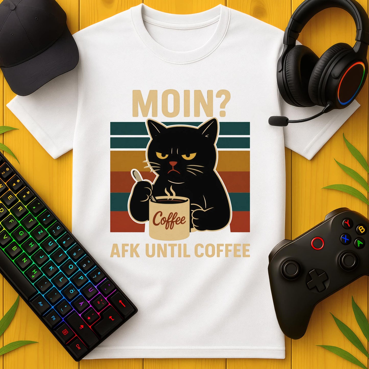 Moin? AFK Until Coffee T-Shirt