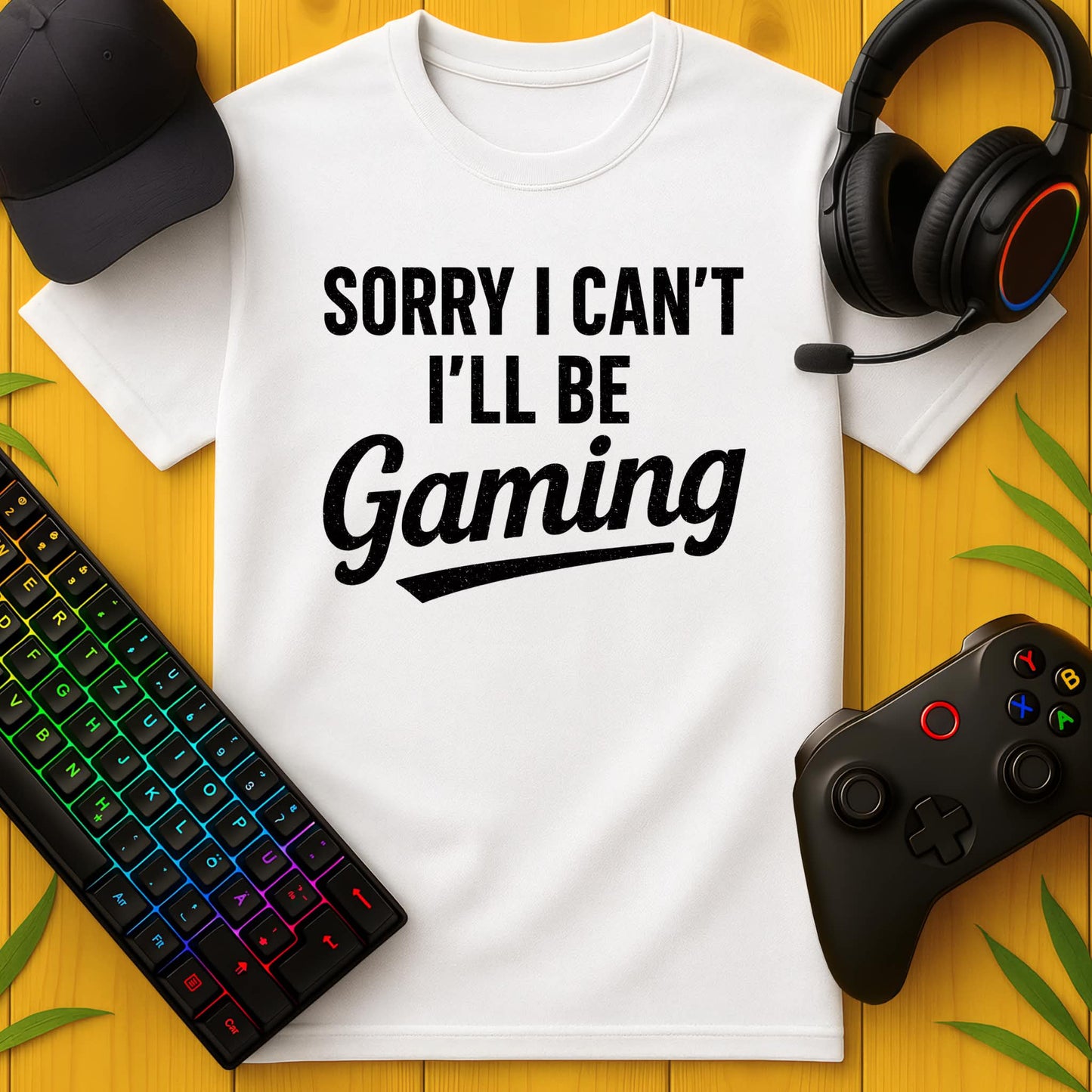 Sorry I cant Gaming Stroke T-Shirt