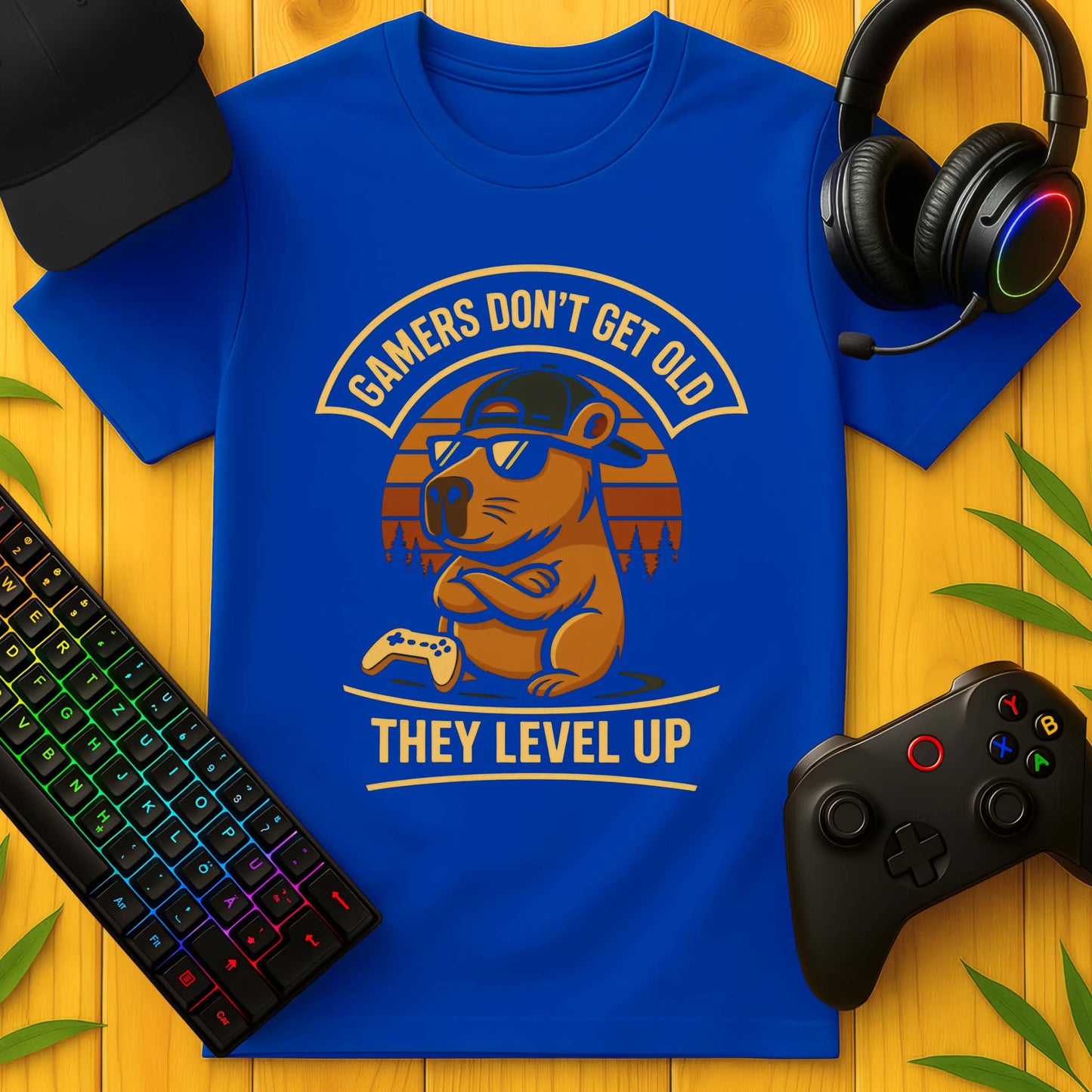 Gamers dont get old Capybara T-Shirt