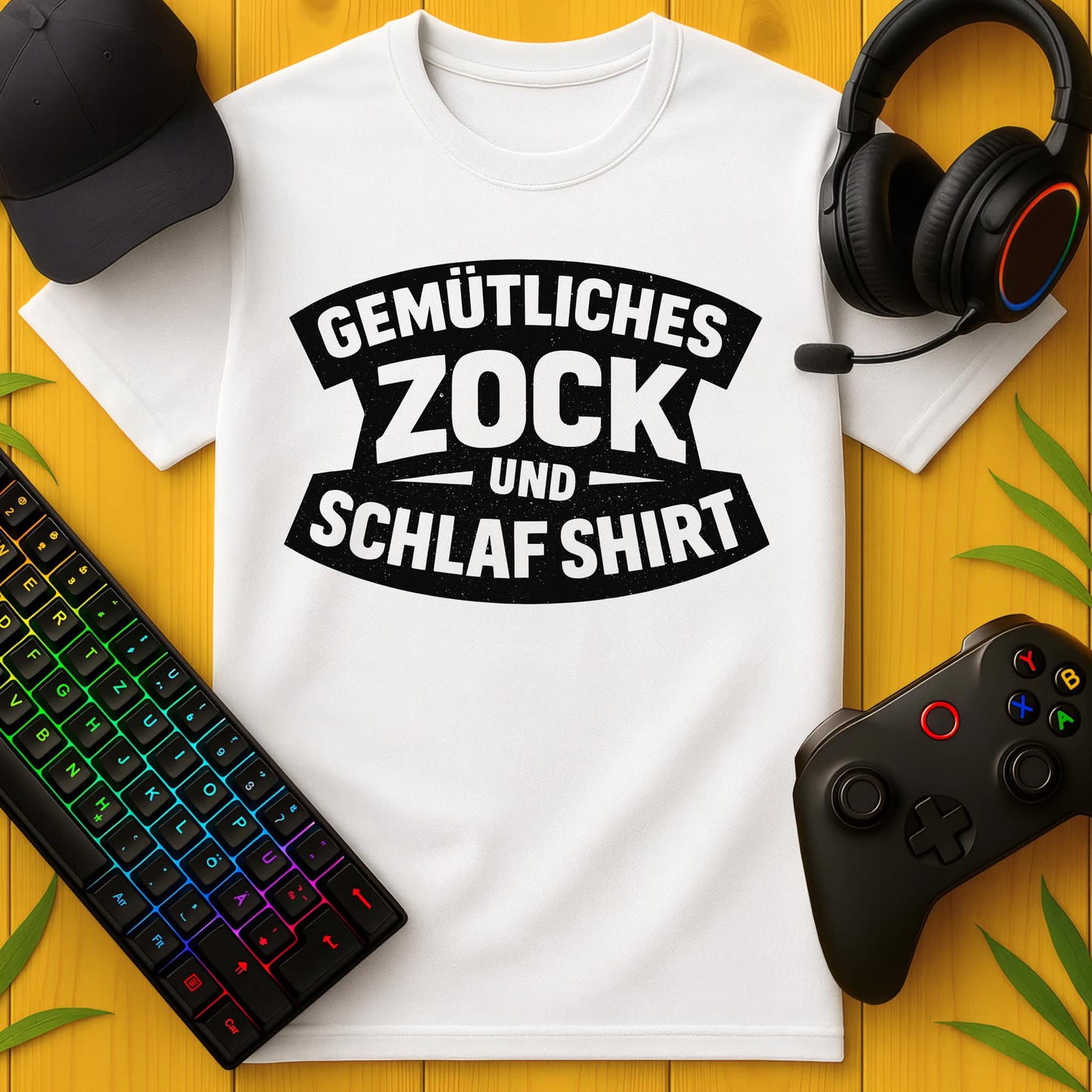 Zock und Schlaf-T-Shirt