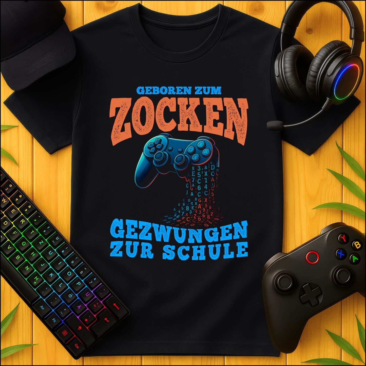 Geboren zum Zocken T-Shirt