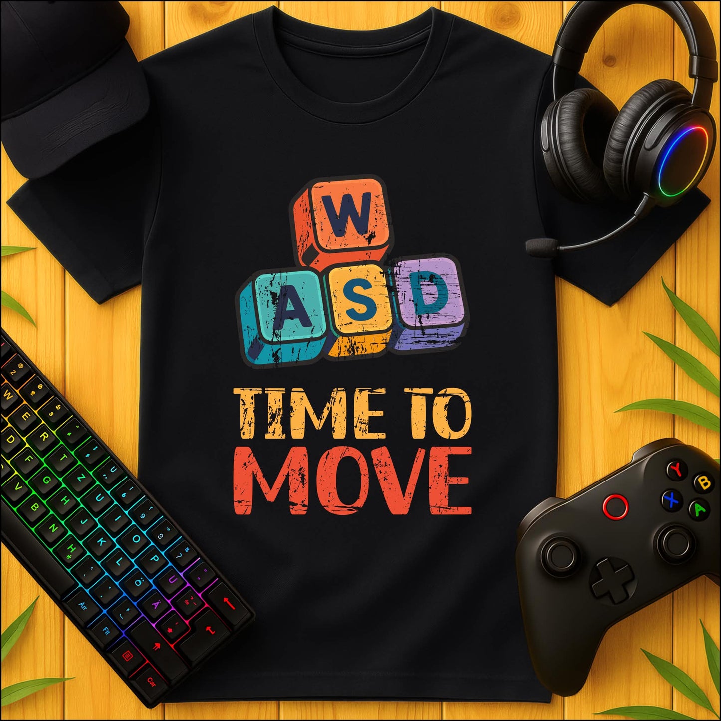 WASD Time to Move T-Shirt