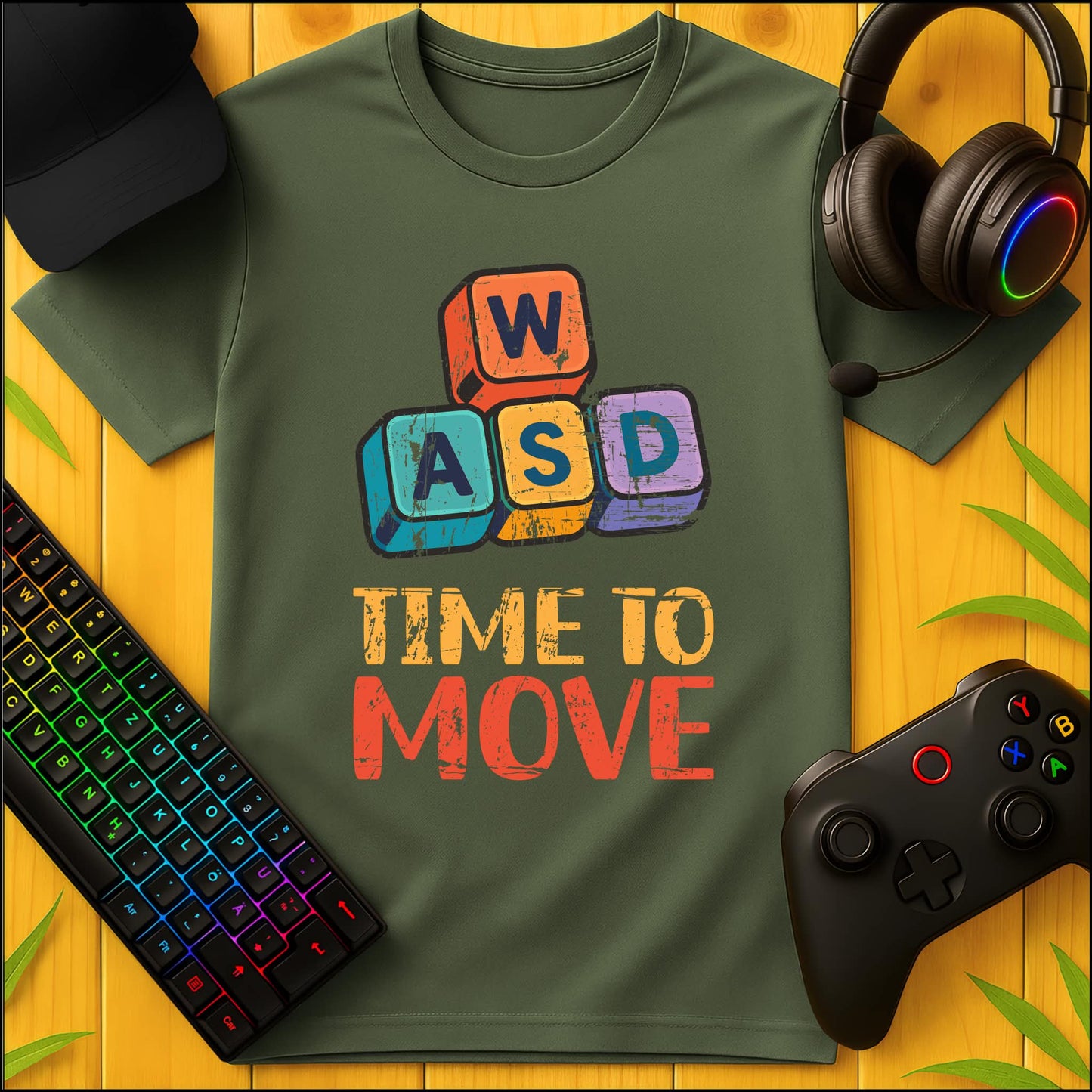 WASD Time to Move T-Shirt