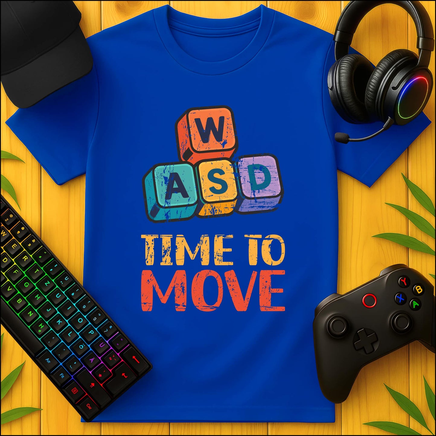 WASD Time to Move T-Shirt