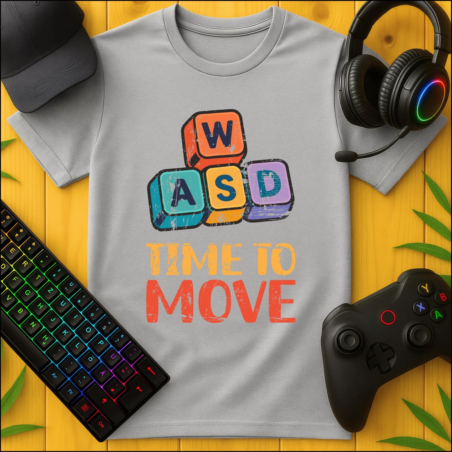 WASD Time to Move T-Shirt