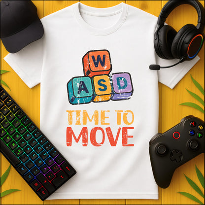 WASD Time to Move T-Shirt