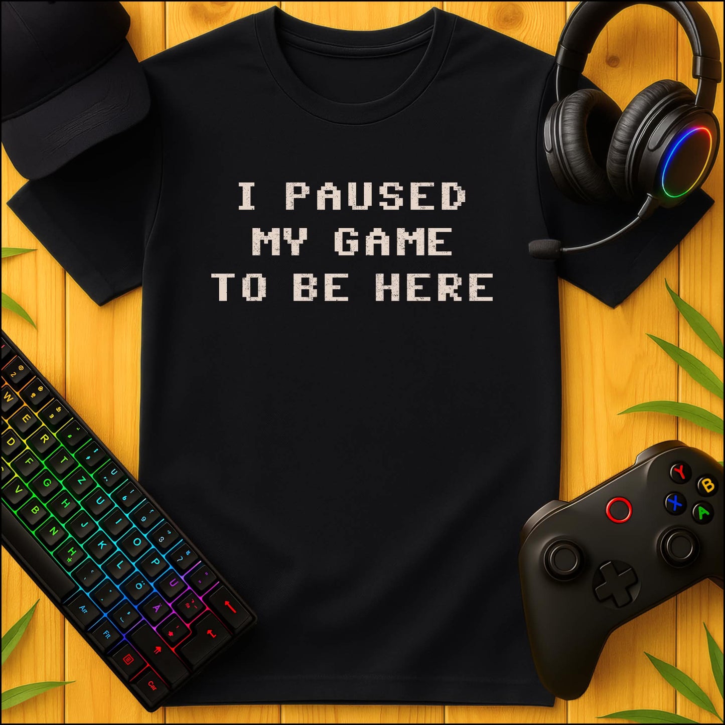 I paused my Game to be Here T-Shirt
