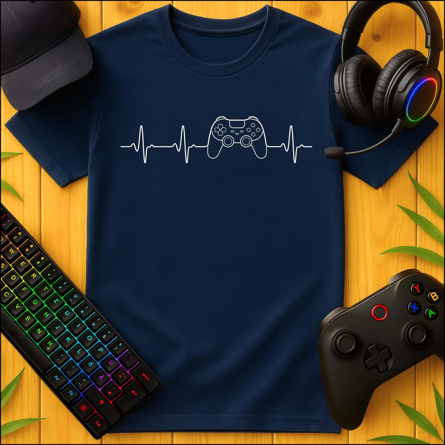 Gaming Heartbeat T-Shirt für Kids