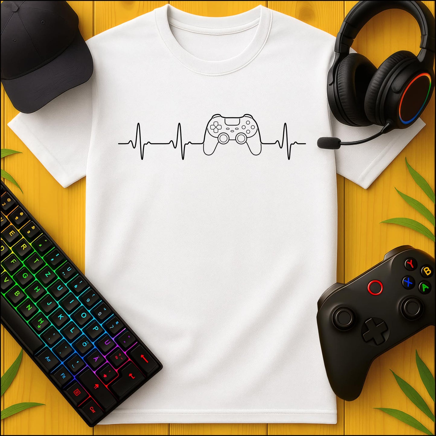 Gaming Heartbeat T-Shirt für Kids