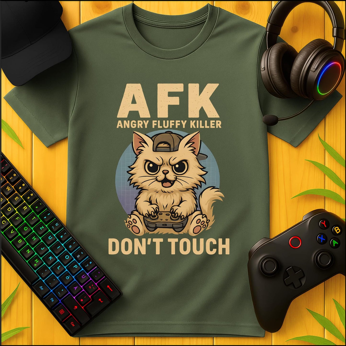 AFK Angry Fluffy Killer T-Shirt