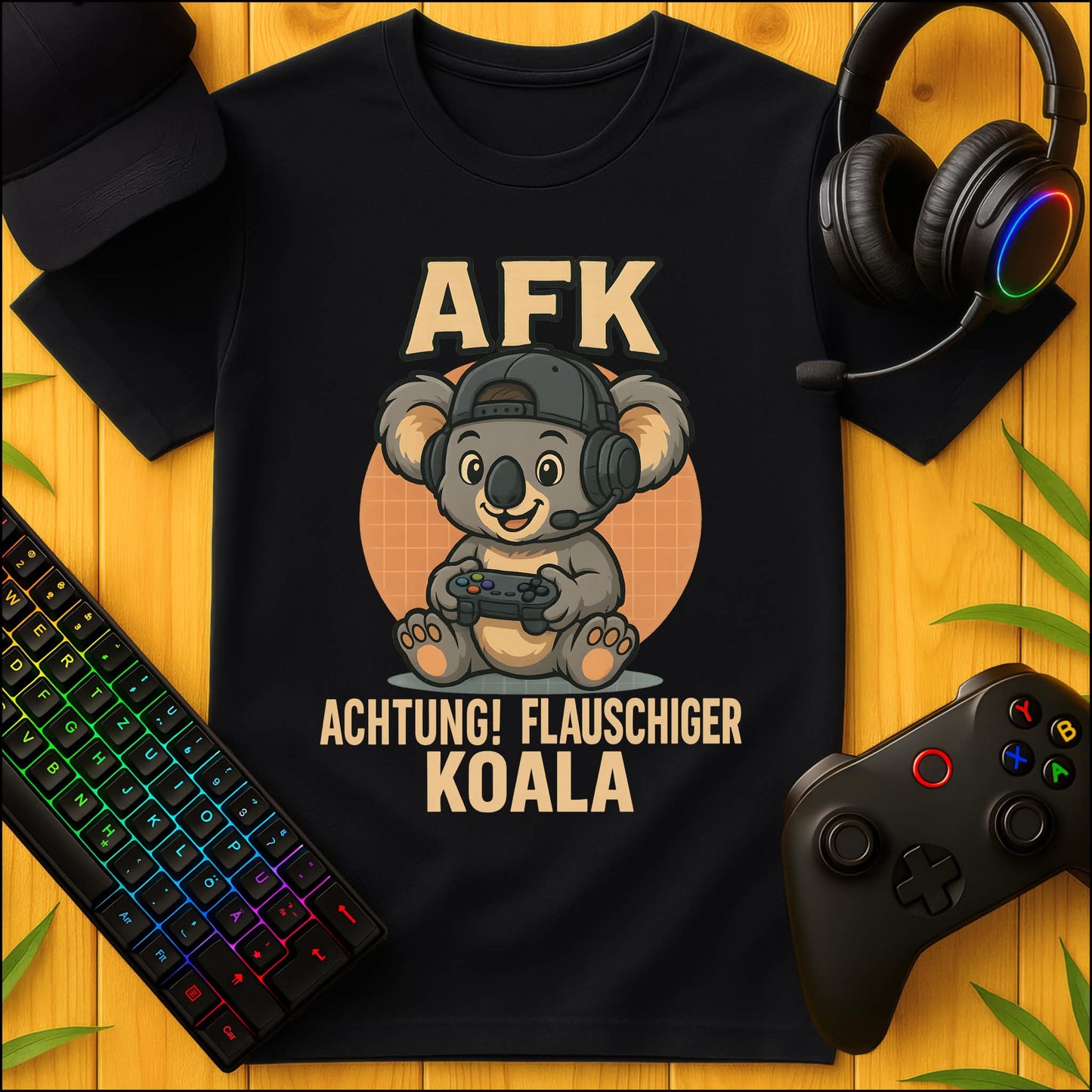 AFK Achtung flauschiger Koala T-Shirt