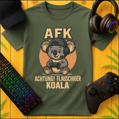 AFK Achtung flauschiger Koala T-Shirt