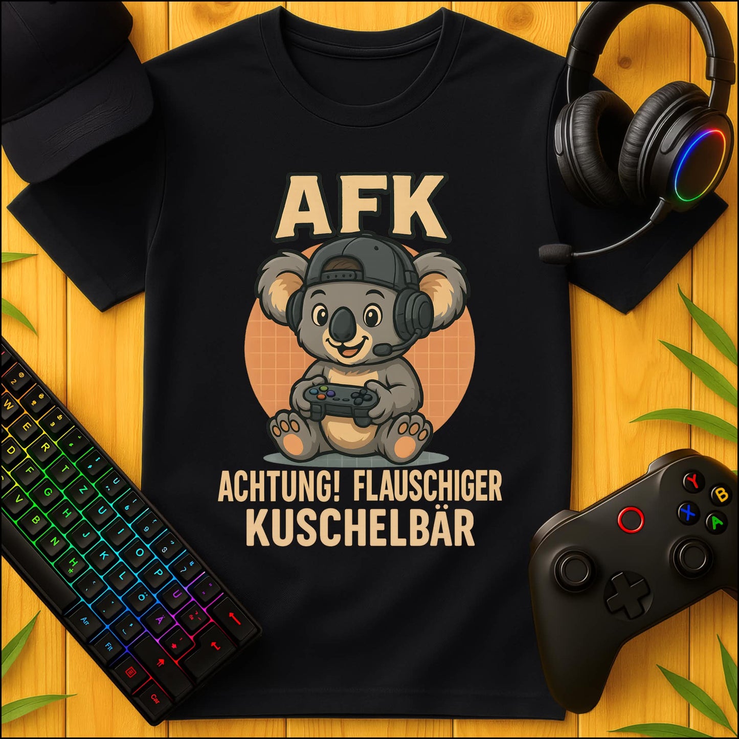 AFK Achtung flauschiger Kuschelbär T-Shirt