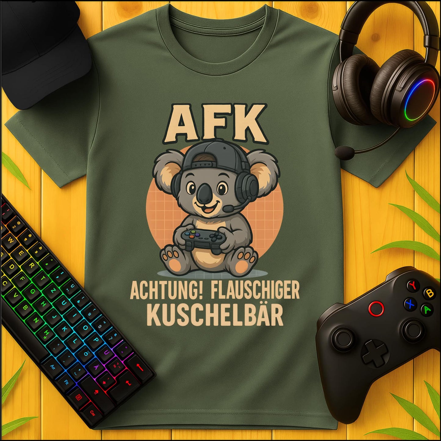 AFK Achtung flauschiger Kuschelbär T-Shirt