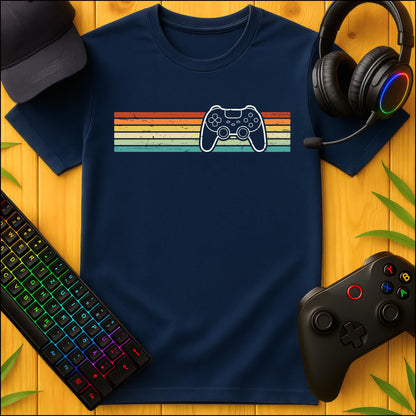 Retro Sunset Controller T-Shirt