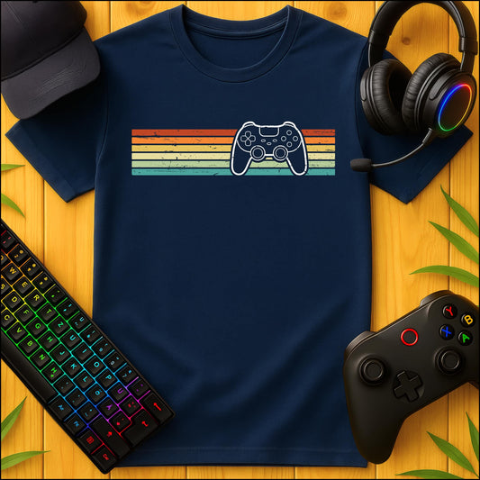 Retro Sunset Controller T-Shirt