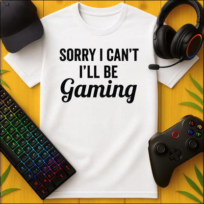 Sorry I cant Gaming T-Shirt für Kids