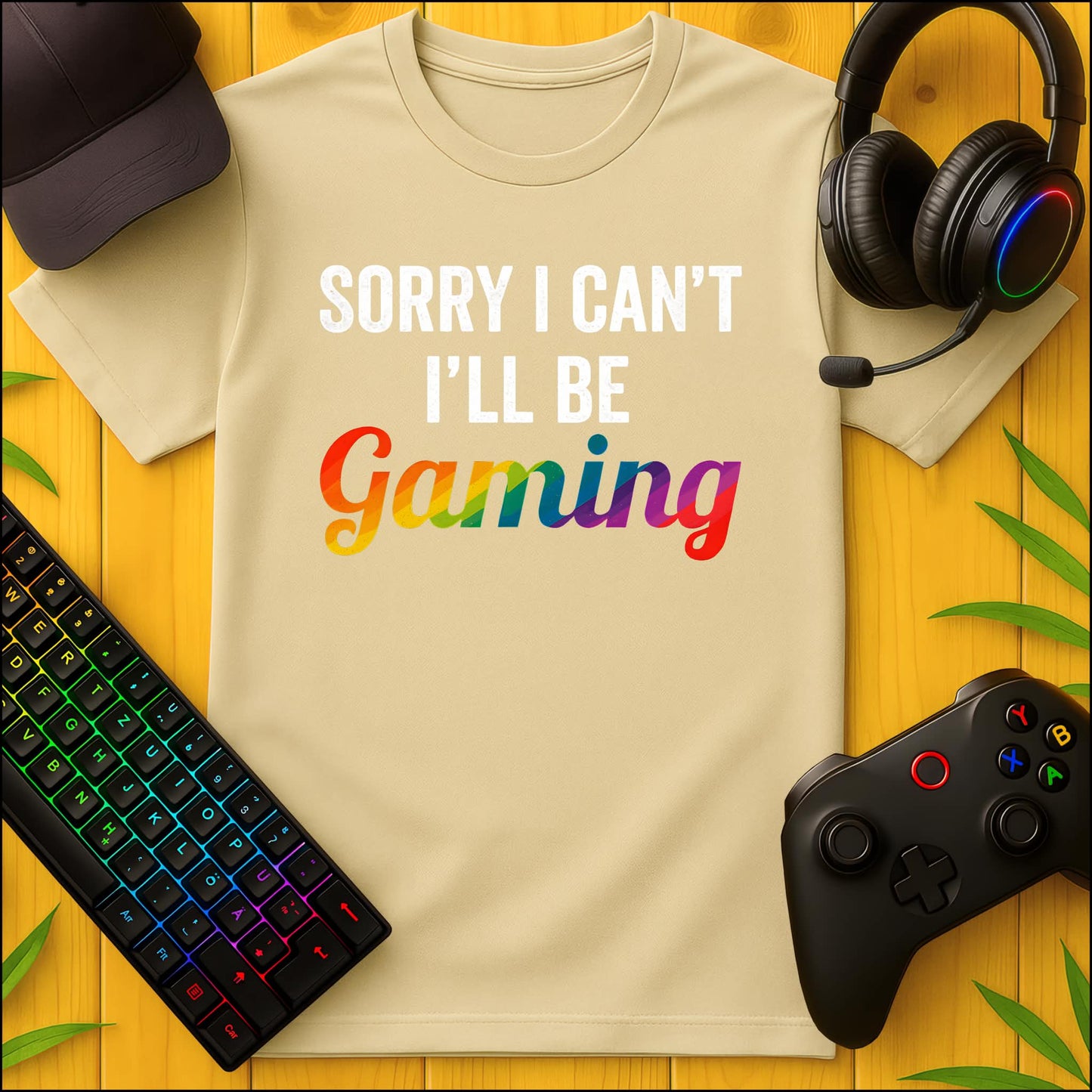 Sorry I´ll be Gaming RGB T-Shirt