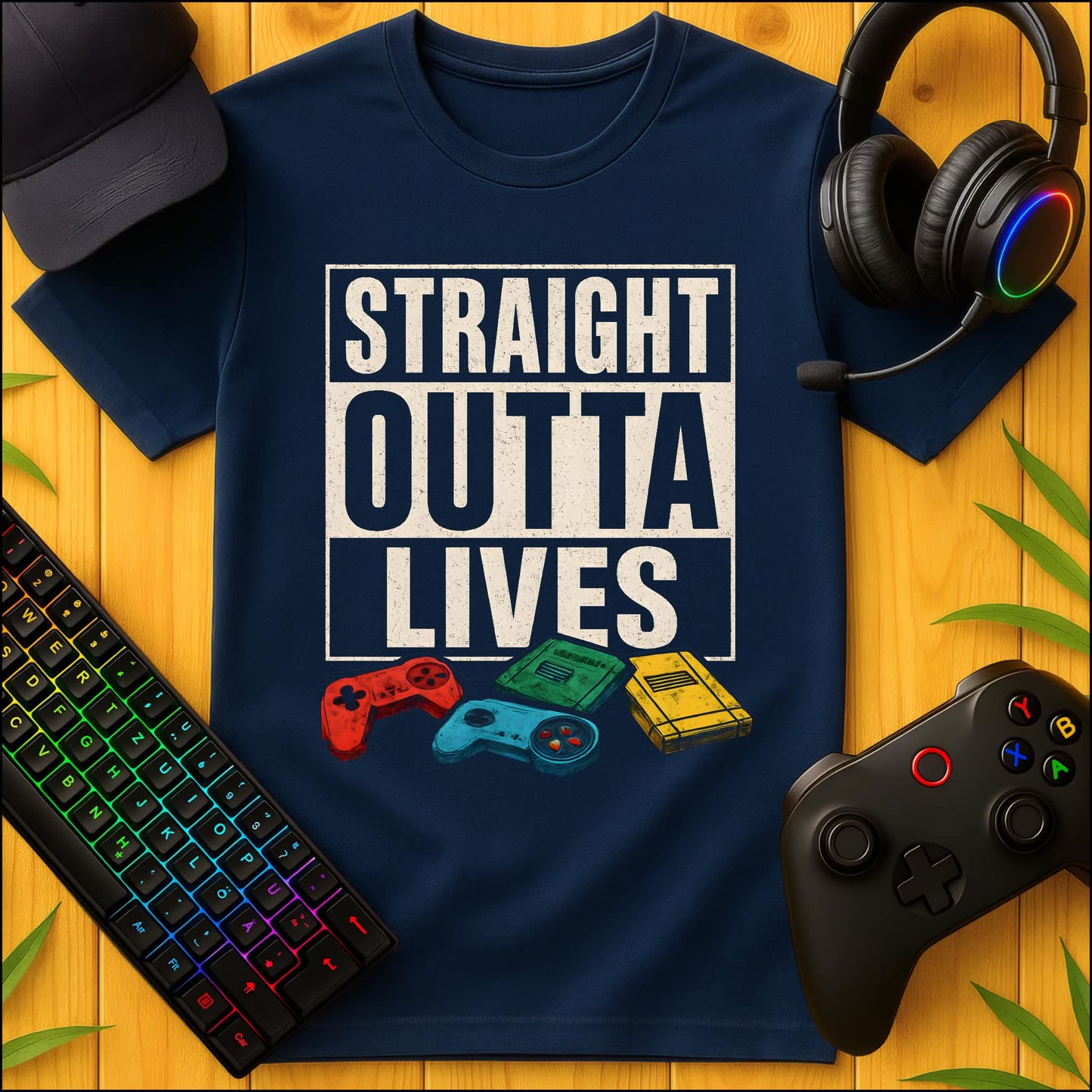 Straight Outta Lives T-Shirt für Kids