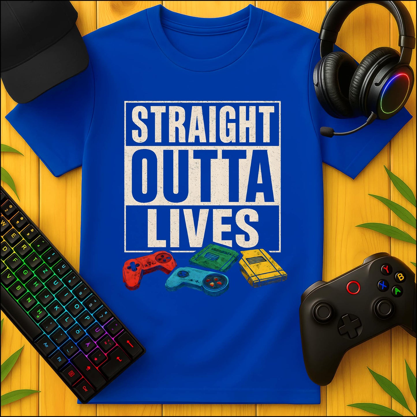 Straight Outta Lives T-Shirt für Kids