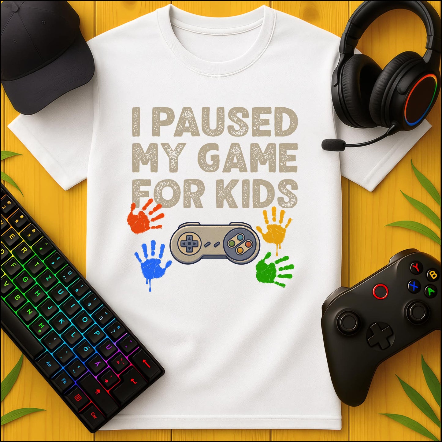 I paused my Game for Kids T-Shirt