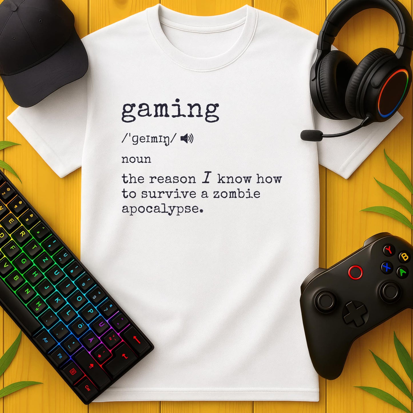 Gaming Definition Zombie T-Shirt
