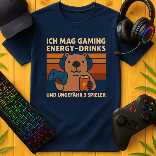Gaming und Energydrinks Capybara T-Shirt