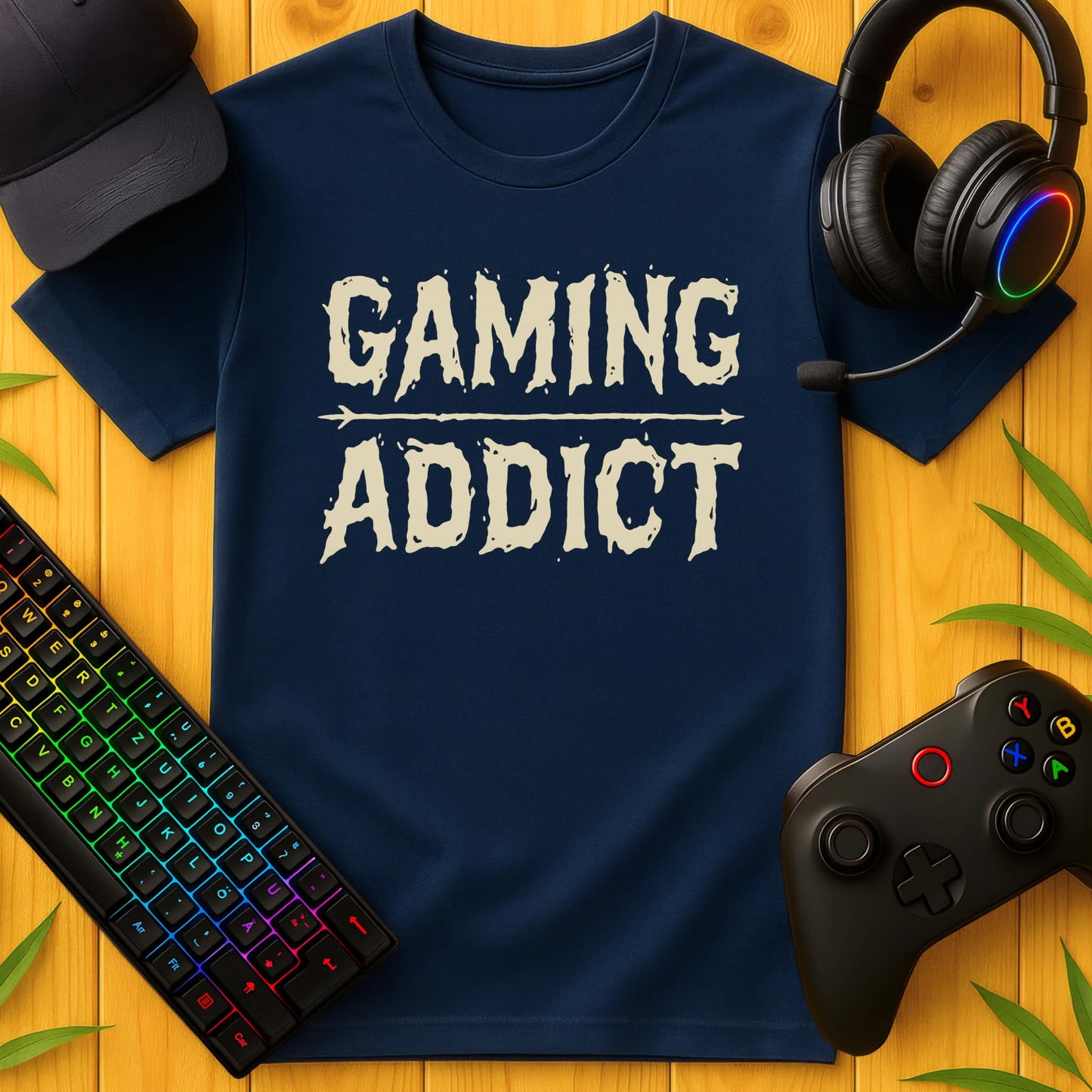 Gaming Addicted T-Shirt für Kids