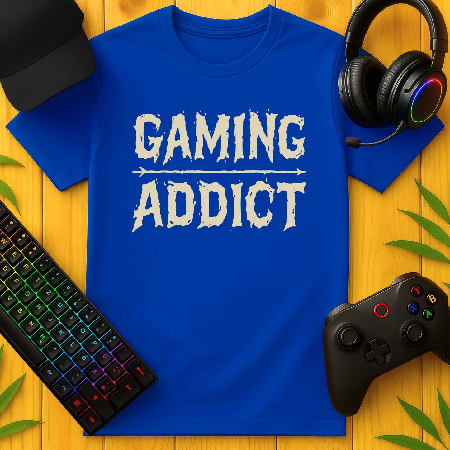 Gaming Addicted T-Shirt für Kids