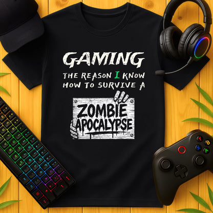 Zombie Apocalypse Sign T-Shirt