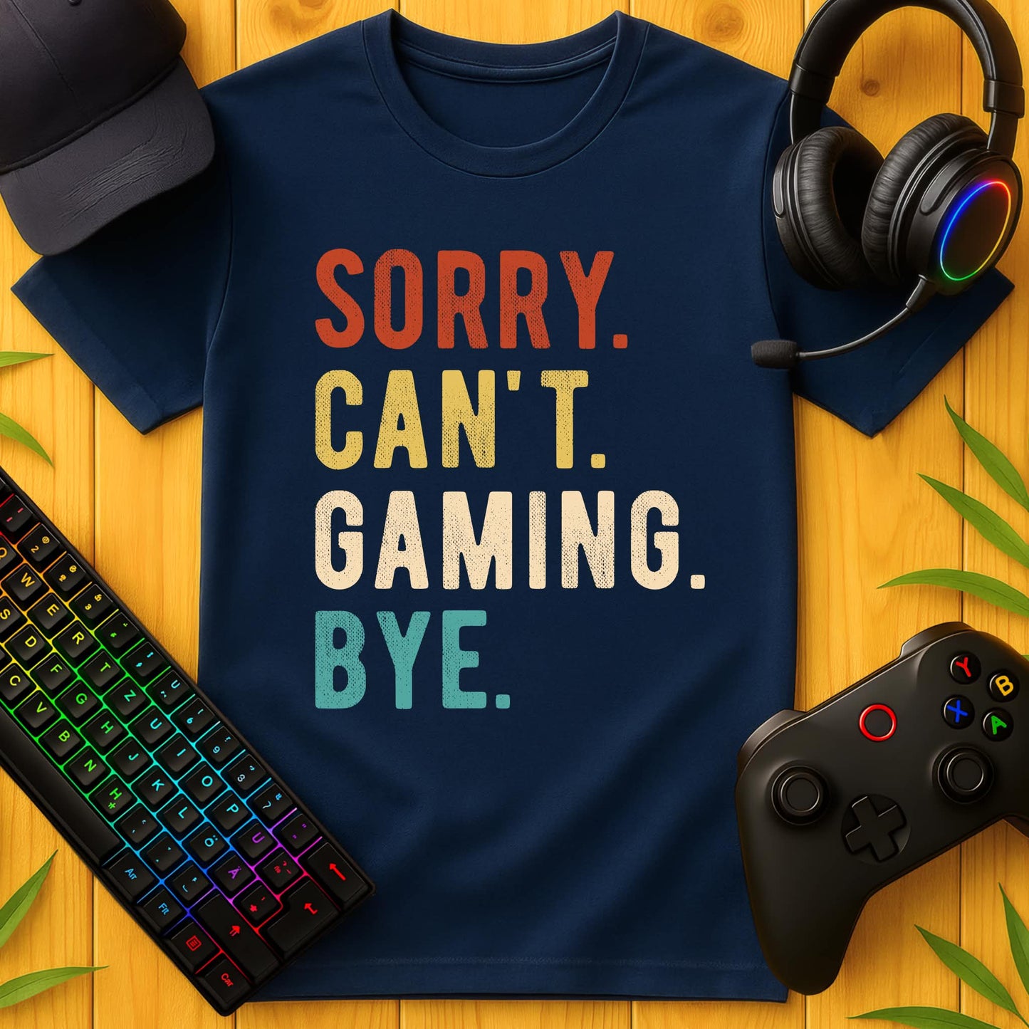 Sorry Cant Gaming T-Shirt