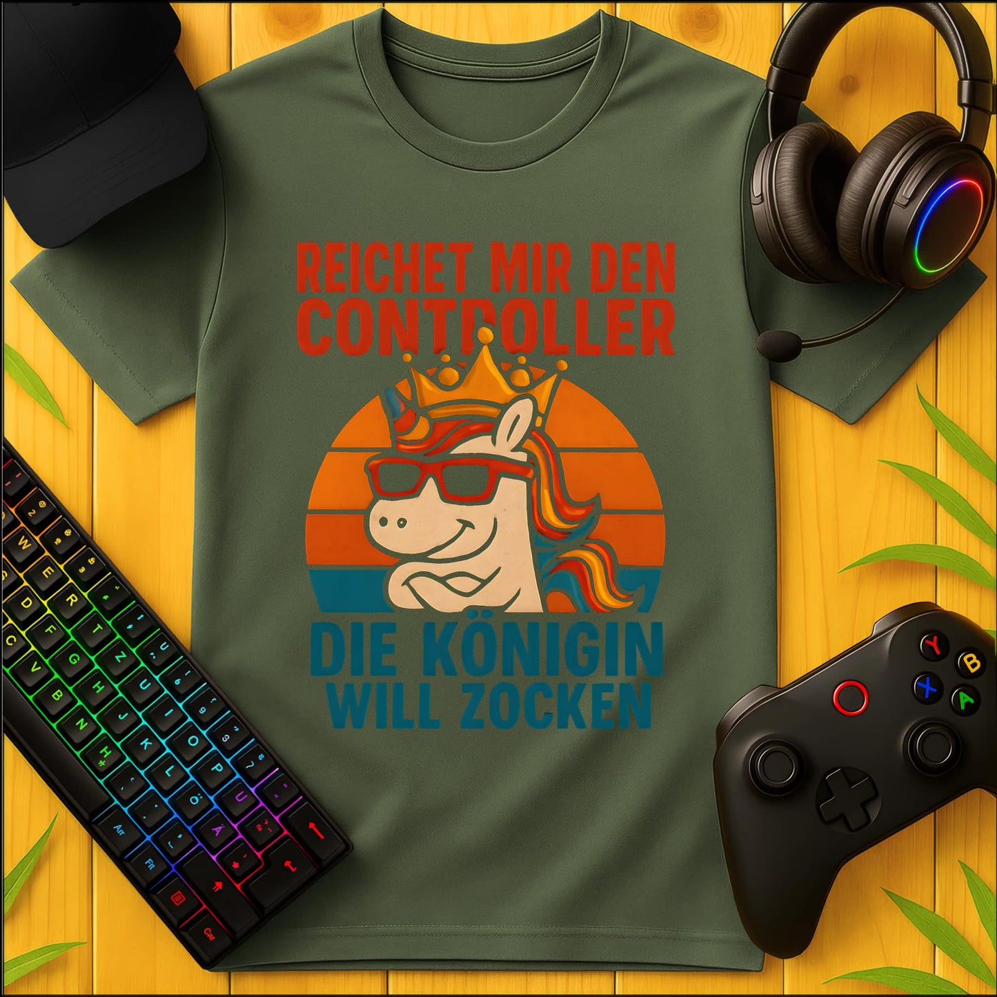 Königin will Zocken T-Shirt