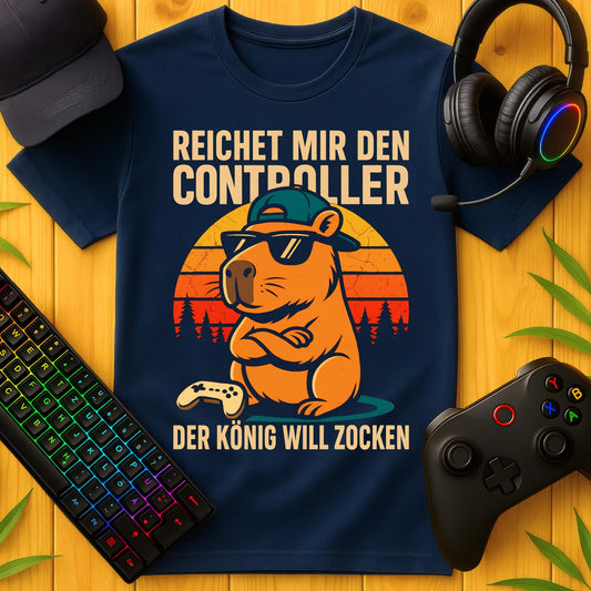 Der König will Zocken T-Shirt für Kids