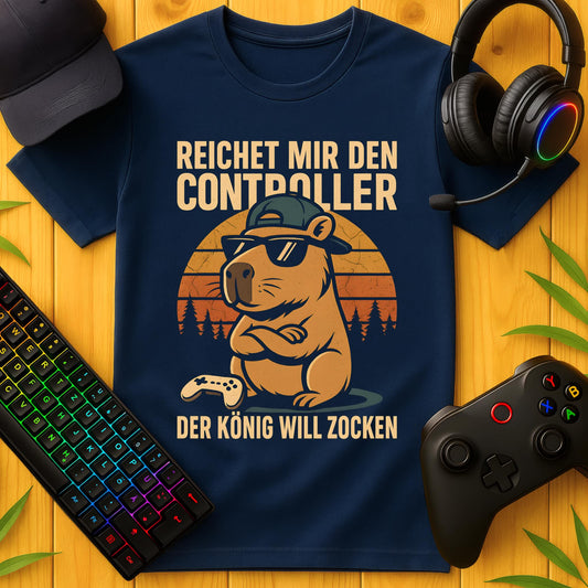 Der König will Zocken T-Shirt für Kids