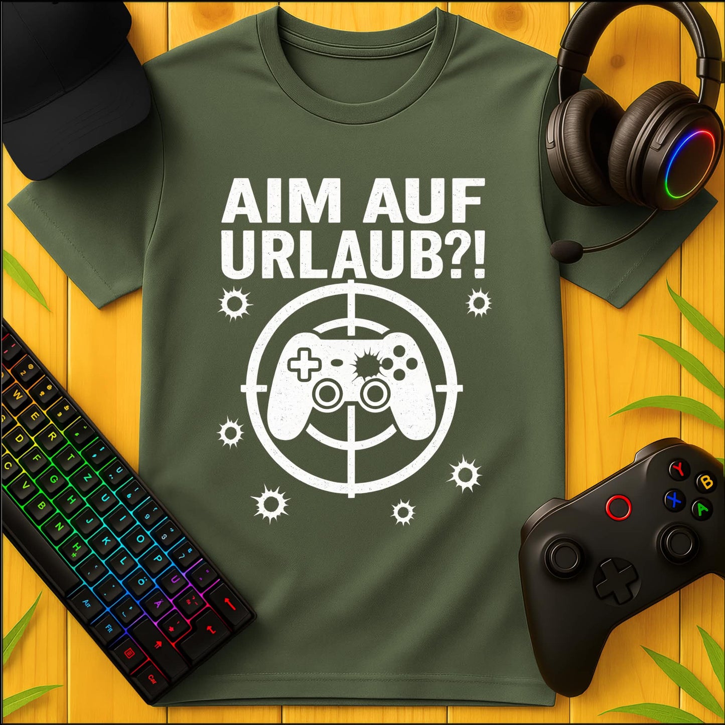 Aim auf Urlaub?! T-Shirt