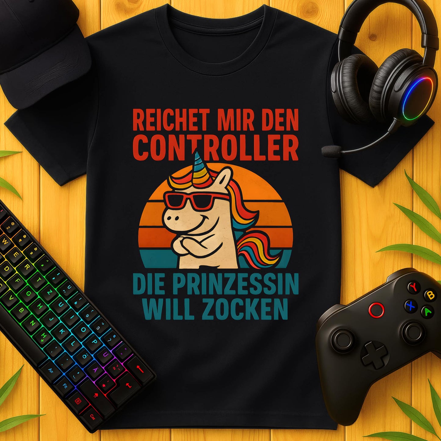 Prinzessin will Zocken T-Shirt