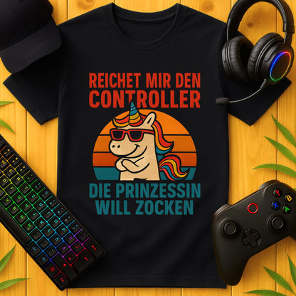 Prinzessin will Zocken T-Shirt