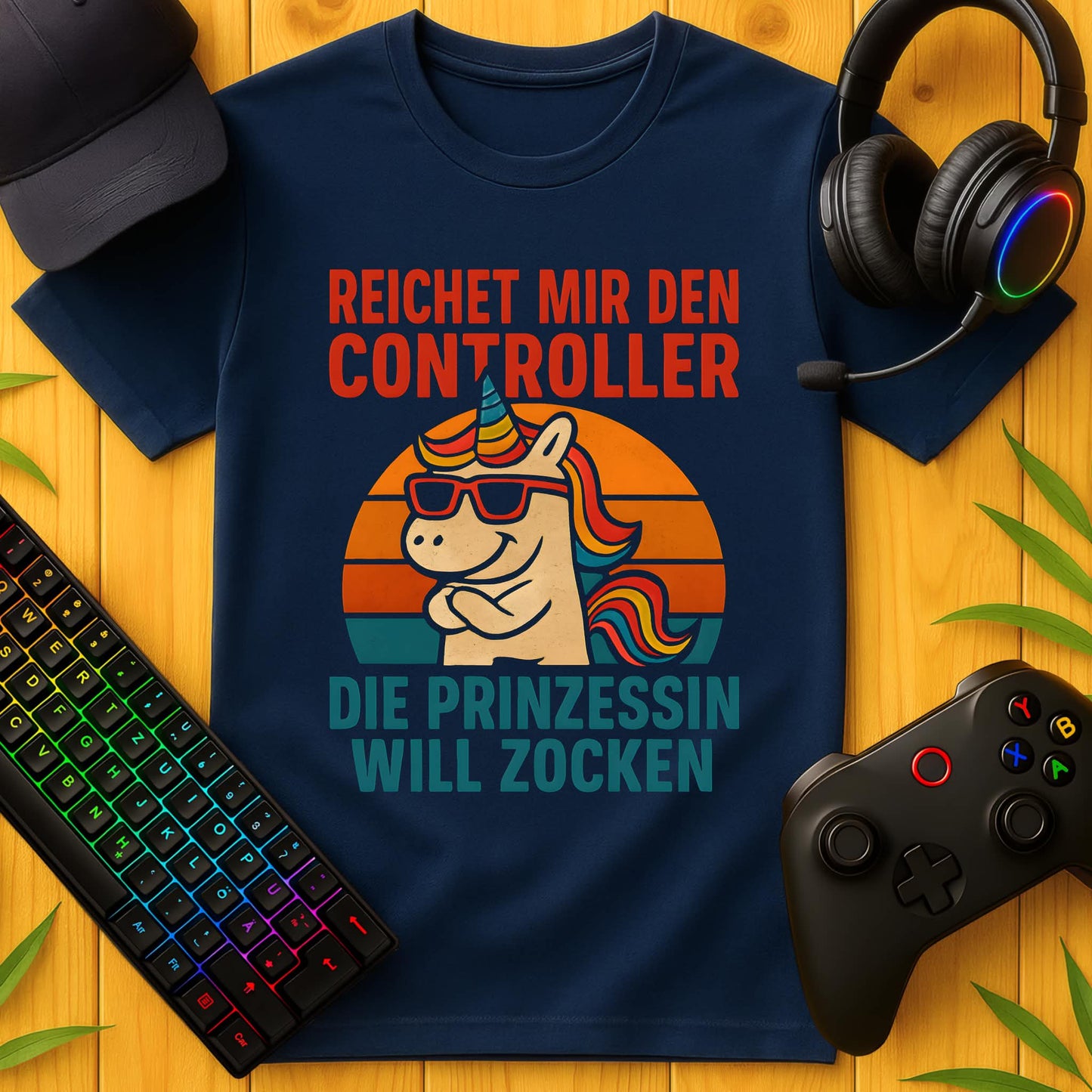 Prinzessin will Zocken T-Shirt