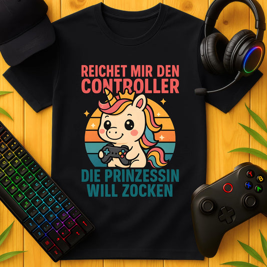 Prinzessin will Zocken süss T-Shirt