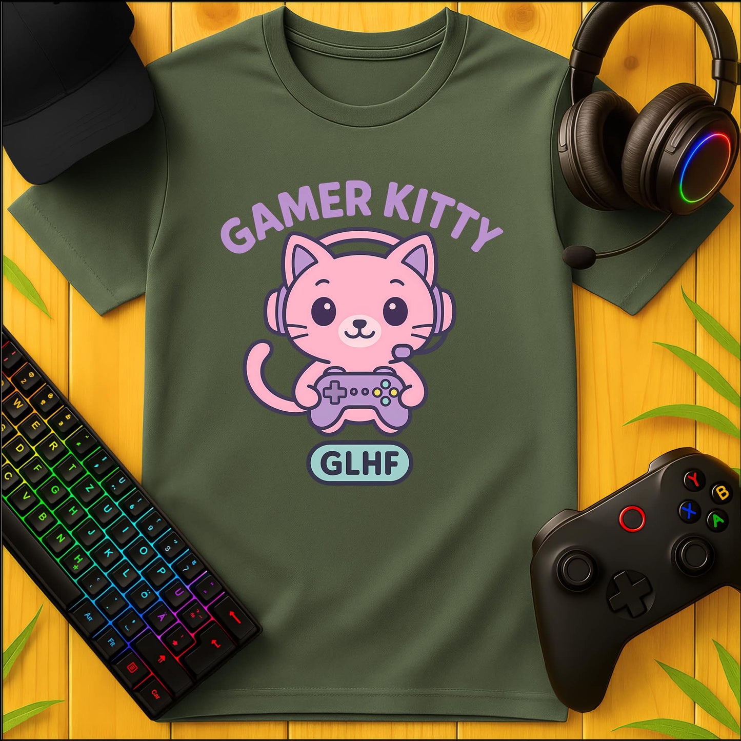 Gamer Kitty T-Shirt