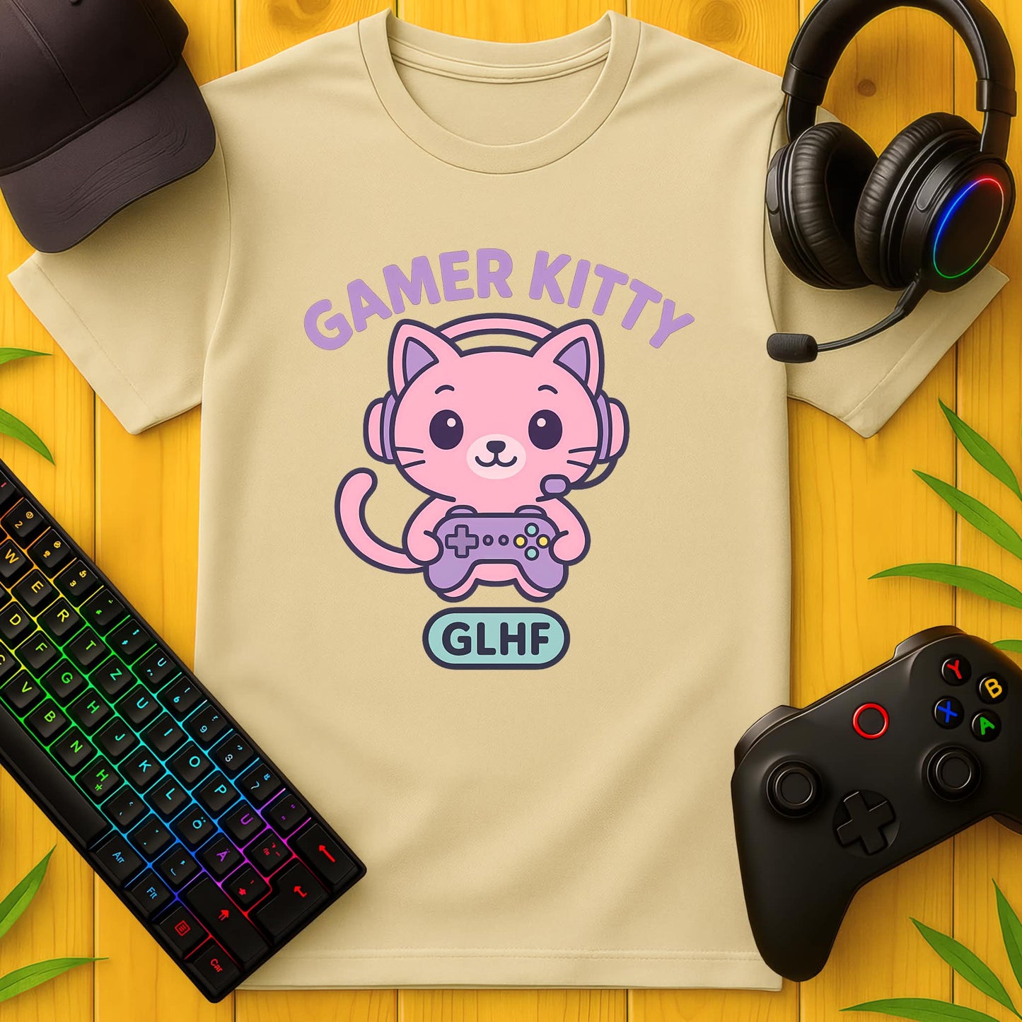 Gamer Kitty T-Shirt