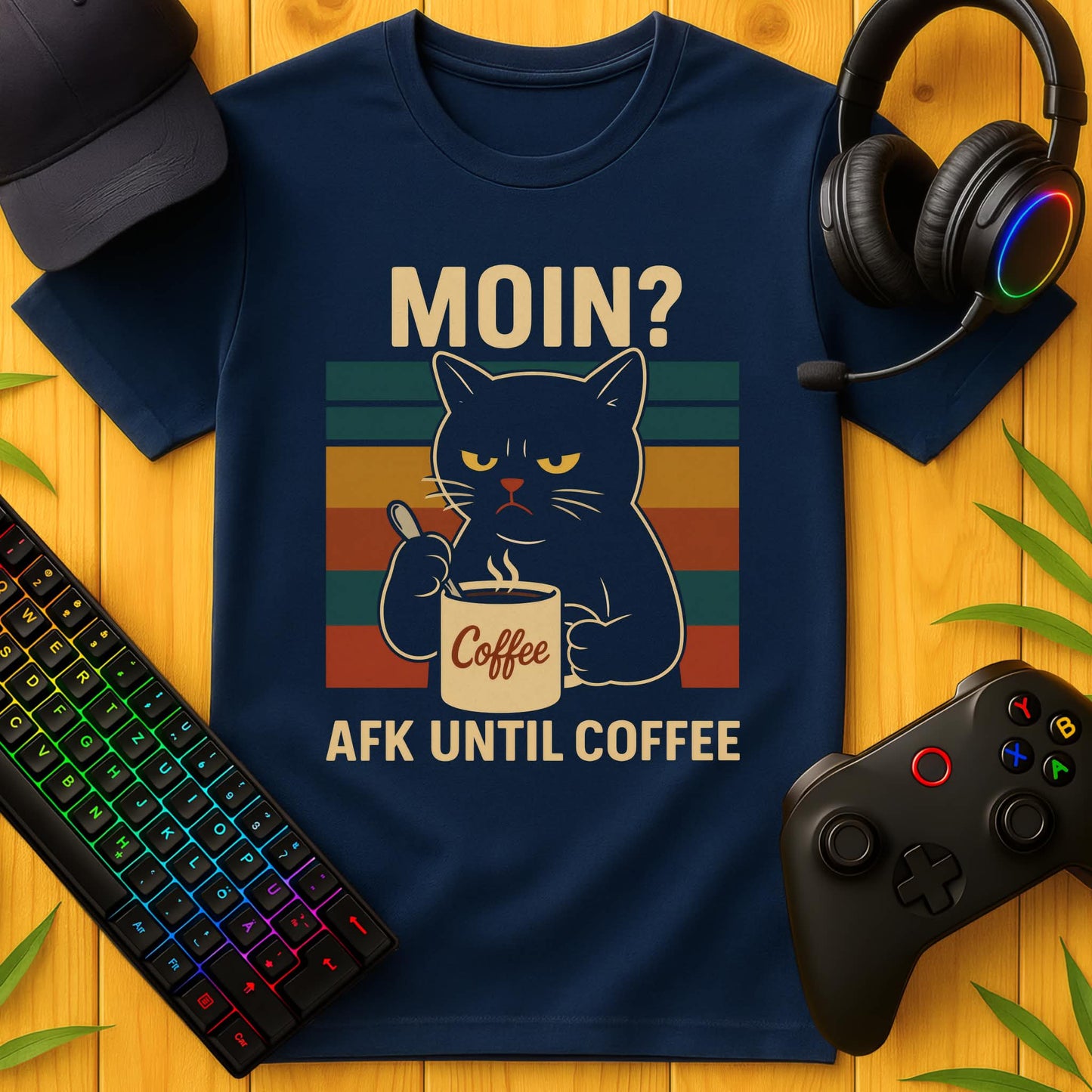 Moin? AFK Until Coffee T-Shirt