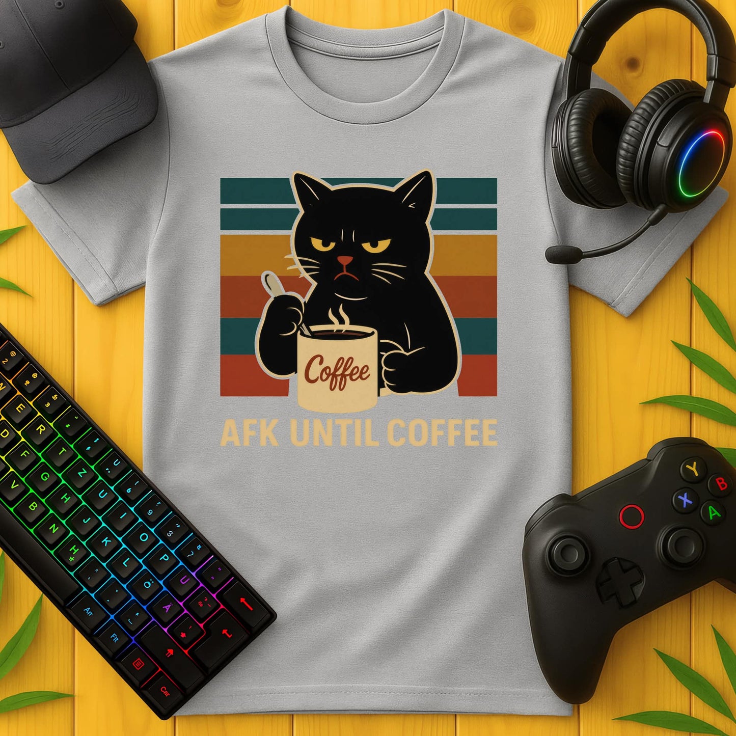 AFK Until Coffee T-Shirt