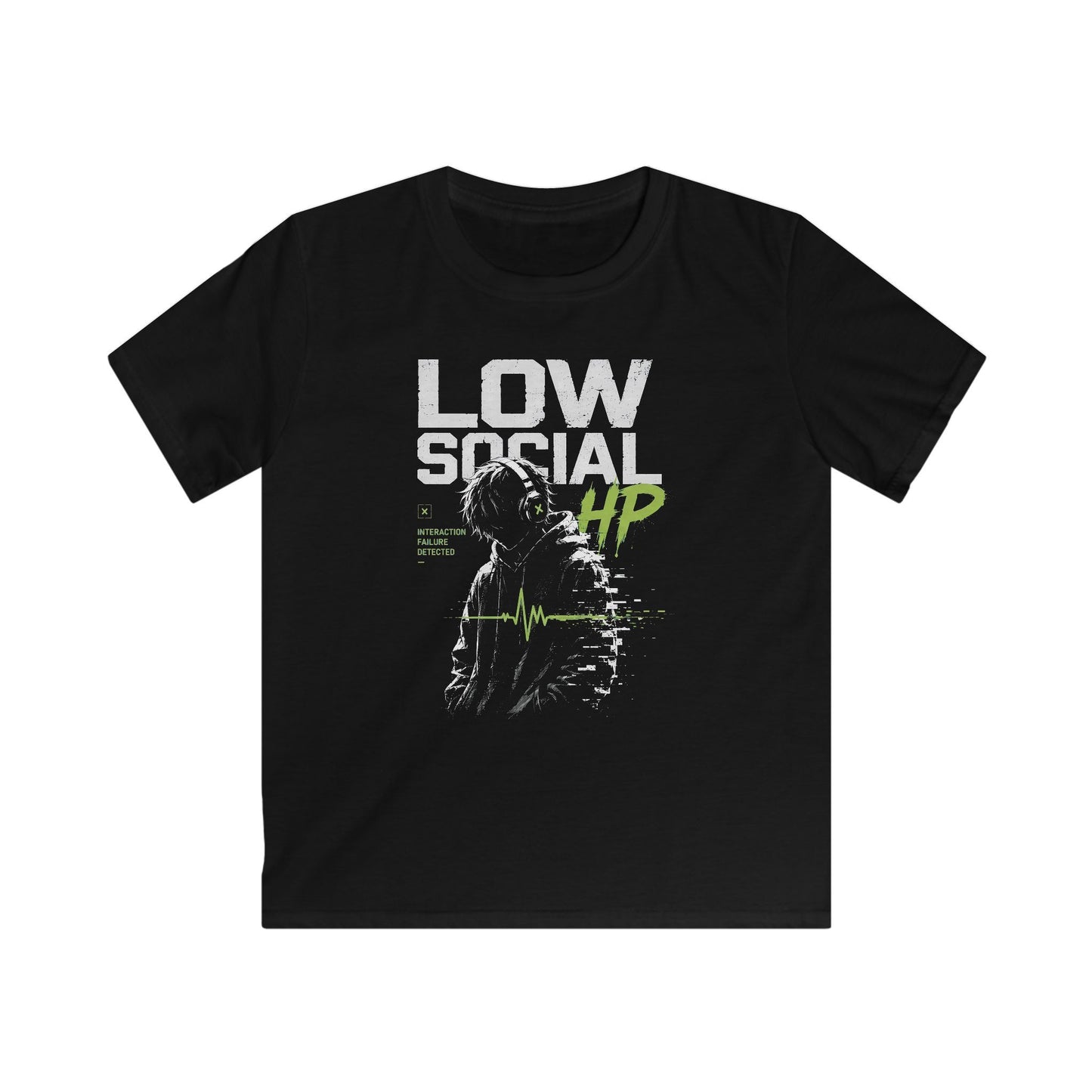 Low Social HP – Gaming-T-Shirt für Kids