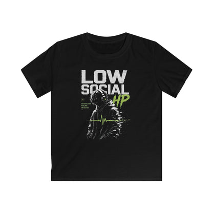 Low Social HP – Gaming-T-Shirt für Kids