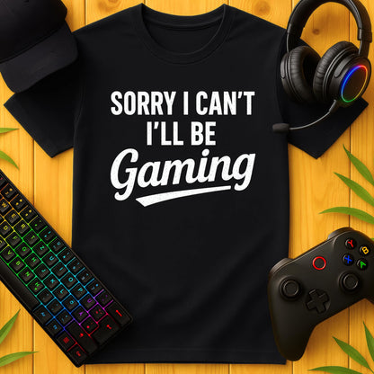 Sorry I cant Gaming Stroke T-Shirt