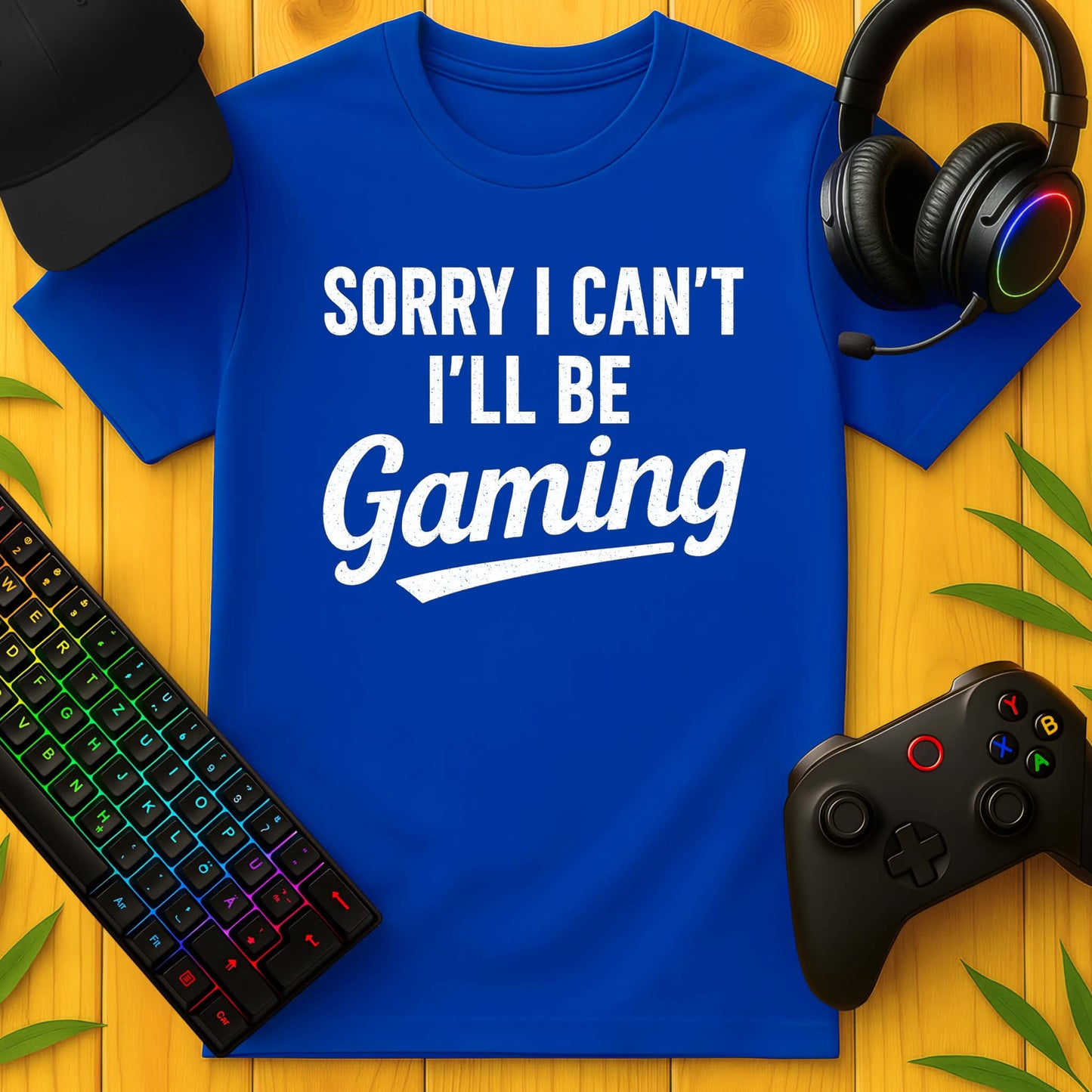 Sorry I cant Gaming Stroke T-Shirt